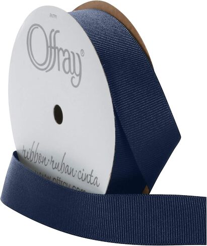 شريط Berwick Offray 7/8 بوصة Grosgrain، أزرق داكن فاتح، 20 ياردة in Saudi Arabia