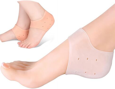 Gu Cheng Silicone Heel Protector, Moisturizing, Unisex, Shoe Insert, 2 Pairs in Saudi Arabia