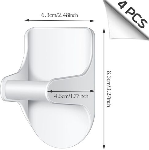 Taiyin 4 Pcs Wall Mount Spray Bottle Hooks Holder Spray Bottle Hanger Adhesive Hook to Create Storage Space Spray Bottle Rack Organizer Hanger for Cabinet Kitchen Variety Surfaces Spray Bottle in Saudi Arabia