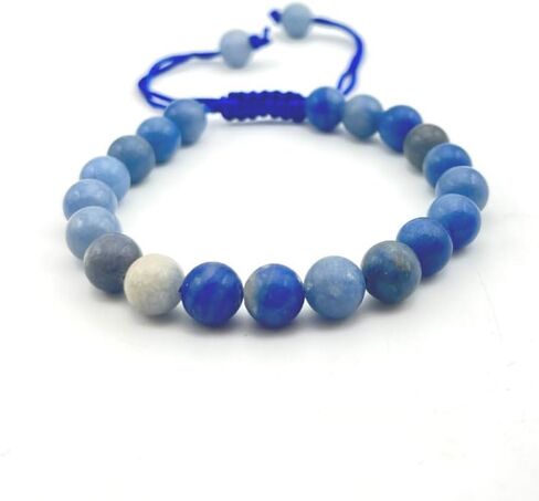 Amazonite Crystal Bracelet for Women Men - A+ Grade Adjustable 8mm Healing Crystal Stone Beaded Bracelet Pulseras Para Hombres Mujer Stocking Stuffers in Saudi Arabia