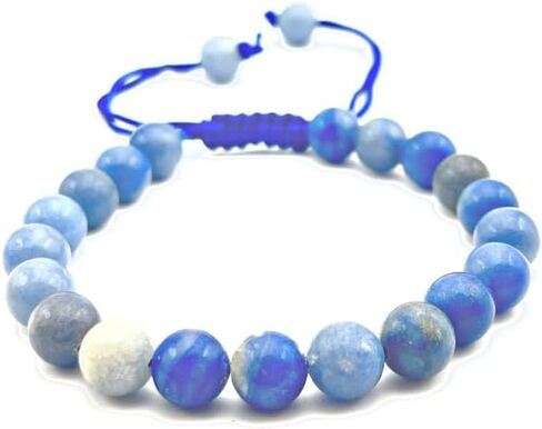 Amazonite Crystal Bracelet for Women Men - A+ Grade Adjustable 8mm Healing Crystal Stone Beaded Bracelet Pulseras Para Hombres Mujer Stocking Stuffers in Saudi Arabia