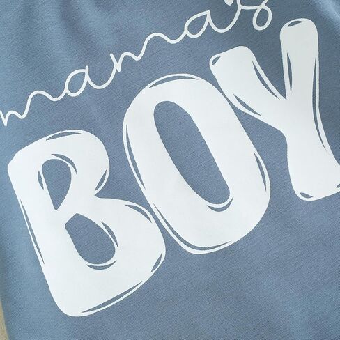 Baby Boy Girl Bubble Romper Shirt Short Sleeve Round Neck Mamas Boy Print Bodysuit Newborn Summer Clothes in Saudi Arabia