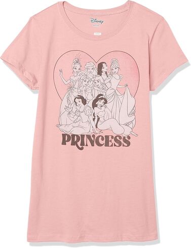 Fifth Sun Disney Princess Heart Girls Short Sleeve Tee Shirt in Saudi Arabia