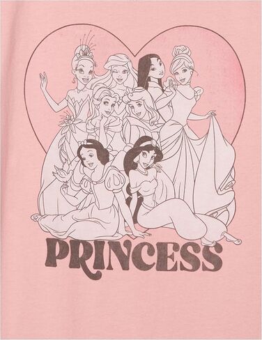 Fifth Sun Disney Princess Heart Girls Short Sleeve Tee Shirt in Saudi Arabia