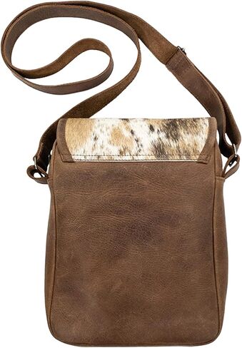 Rectangular Cowboy Satchel Handmade from Full Grain Leather - Furry in Kuwait