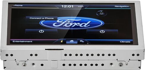 شاشة WonVon 8 بوصات  Uconnect Sync 2 LCD مع محول رقمي للتنقل بشاشة تعمل باللمس مناسب لسيارة Ford F150 F250 F350 Explorer Edge 2011-2015 يستبدل # LQ080Y5DZ03 DC3T-18B955-FA in Kuwait