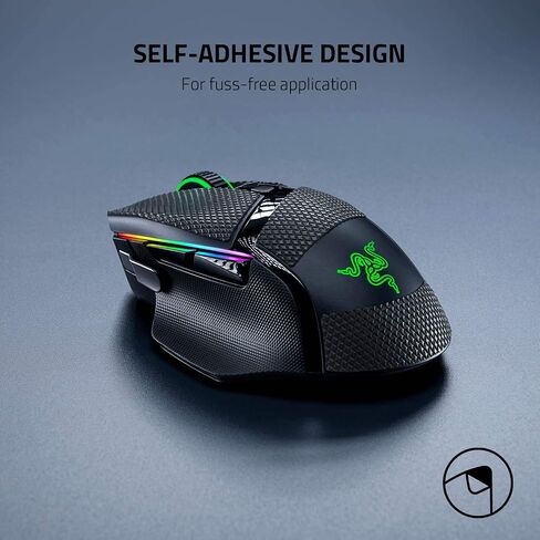 شريط قبضة ماوس Razer لجهاز Razer Basilisk Ultimate/Basilisk V2/Basilisk X HyperSpeed ​​(غير قابل للانزلاق، ذاتي اللصق، مقطوع مسبقًا) in Saudi Arabia