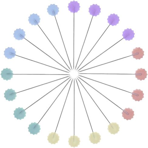 200pcs Plum Blossom Head Pins Flower Plastic Head Push Pins Patchwork Pins Sewing pins,Quilting pins,Straight pins Sewing,Sewing pins for Fabric,pins Sewing for DIY Sewing Crafts in Saudi Arabia