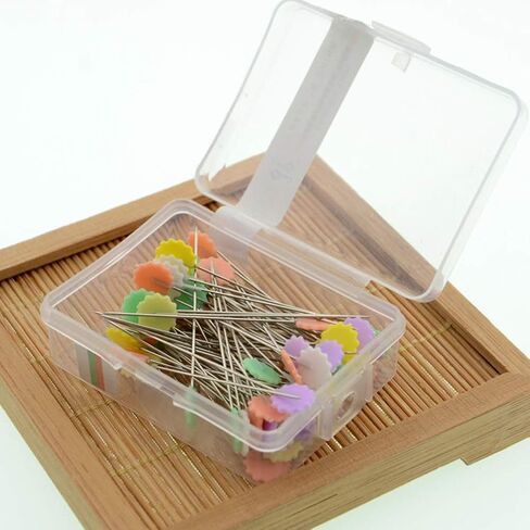 200pcs Plum Blossom Head Pins Flower Plastic Head Push Pins Patchwork Pins Sewing pins,Quilting pins,Straight pins Sewing,Sewing pins for Fabric,pins Sewing for DIY Sewing Crafts in Saudi Arabia