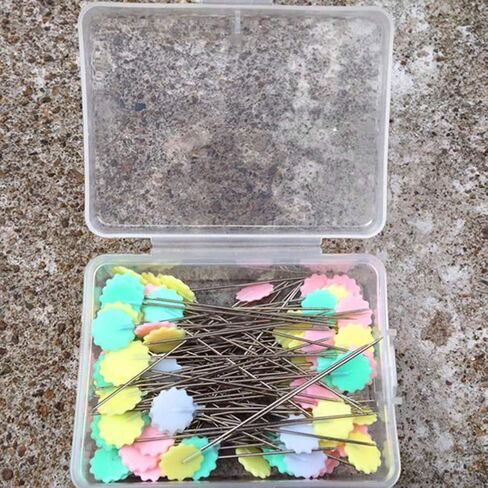200pcs Plum Blossom Head Pins Flower Plastic Head Push Pins Patchwork Pins Sewing pins,Quilting pins,Straight pins Sewing,Sewing pins for Fabric,pins Sewing for DIY Sewing Crafts in Saudi Arabia