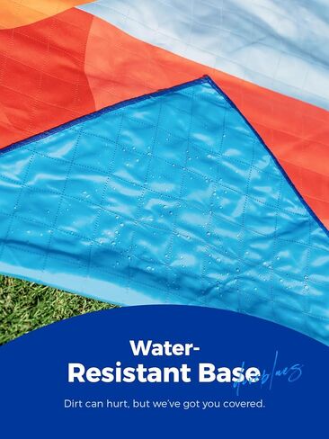 Beach Picnic Blanket, Dual Layer, Sandproof Water Resistant Beach Blanket, Packable, Washable, Great for Camping, Outdoors, Festivals, 71"x95" Large Size for Family Trip, Gifts for Dad in Kuwait