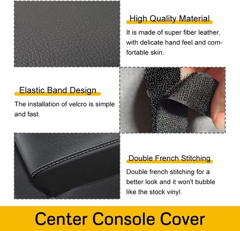 A ABIGAIL Center Console Armrest Cover Compatible with Honda Civic 2022 2023 PU Leather Arm Rest Box Lid Middle Console Cover Seat Protector Armrest Cushion Pad (Red Stitches) in Saudi Arabia
