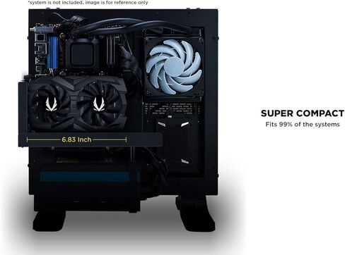 بطاقة رسومات الألعاب ZOTAC GeForce GTX 1660 Ti 6GB GDDR6 192-Bit مضغوطة للغاية - ZT-T16610F-10L in Kuwait