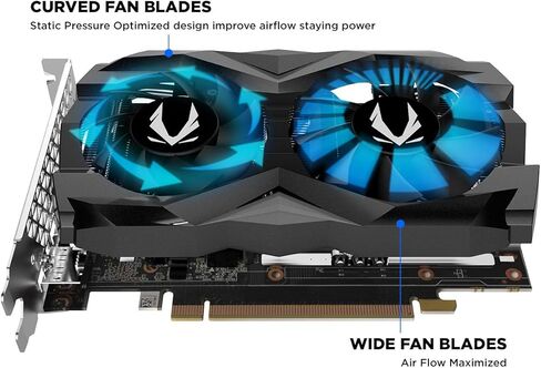 بطاقة رسومات الألعاب ZOTAC GeForce GTX 1660 Ti 6GB GDDR6 192-Bit مضغوطة للغاية - ZT-T16610F-10L in Kuwait