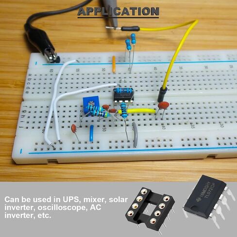مضخم تشغيلي TL072CP DIP-8، مضخم تشغيلي مزدوج، DIP TL072CN TL072، رقائق IC منخفضة الضوضاء مع مقبس IC دائري DIP-8، حزمة من 12 قطعة in Saudi Arabia