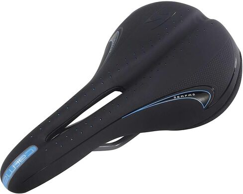 Serfas Women's Carma Titanium Performance Saddle, Black/Grey in Saudi Arabia