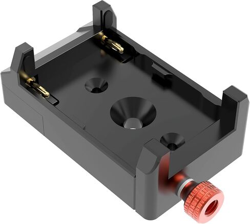 NP-F Battery Adapter Mount Plate for Wireless HDMI Transmitter and Receiver, NP-F Battery Adapter Mount Plate Compatible with Most of NP-F Battery, LED Low Battery Indicator in Kuwait