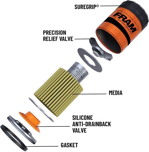 Fram Extra Guard PH46, 10K Mile Change Interval Spin-On Oil Filter in Saudi Arabia