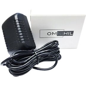 Omnihil 8 Feet AC/DC Power Adapter Compatible with Yamaha DTX-Multi 12 Electronic Percussion Pad