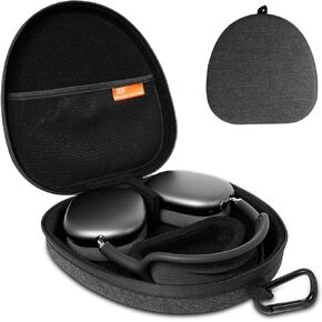 Hard Case for AirPods Max Headphone - Supports Sleep Mode, Travel Carrying Headphone Case for Apple AirPods Max Wireless Over-Ear Headsets Portable Protective Storage Bag (Gray)
