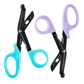 Bandage Shears Medical Scissors Trauma Shears for ER Nurse Premium Quality Stainless Steel Shear 7.5" Fluoride Coated Non-stick Blades Nursing Scissors for Doctor