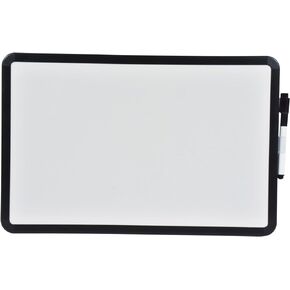 School Smart 633746 Dry Erase Boards with Black Frame - 11 x 17 - White
