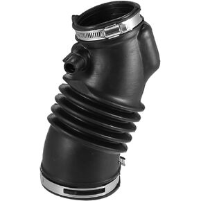 Air Cleaner Intake Hose Tube with Clamps 17228RN0R00 - Car - Engine Filter Air Intake Duct Hose Tube - for Honda Pilot V6 3.5L 2009-2015 Rubber Black - 1Pc