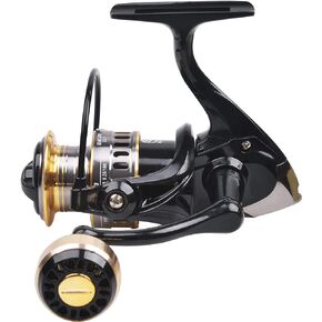 Spinning Fishing Reel 5.2:1 Gear Ratio Ultralight Fishing Reel 9+1BB, Ultra Smooth Spin Reels Reversible Handle for Left and Right Retrieve CNC Metal Spool for Freshwater Saltwater