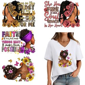 8 قطع من ملصقات النقل الحراري القابلة للغسل من Juneteenth للكي على تي شيرت ووسادة الملابس وحقائب الملابس وأغطية الرأس DIY ملصقات تزيين لوازم الحرف اليدوية