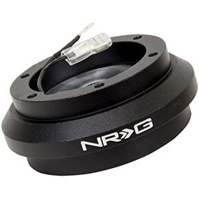NRG Innovations NRG-SRK-190H Racing Style Steering Wheel Quick Release Short Hub Adapter, 6 X 70mm Bolt Pattern, Black Body