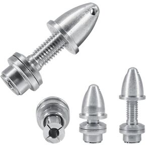 RiToEasysports RC Motor Propeller Adaptor, 5pcs 5mm Aluminum Propeller Adapter Holder for RC Motor Prop 5Mm Prop Adapter 5Mm Prop Adapter