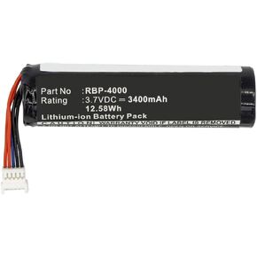 cs batteryReplacement Battery 3400mAh for Datalogic GM4100 GM4130 GM4400 GM4430, GBT4400 GBT4430 GM4100-BK-433Mhz Gryphon RBP-GM40 GM4100