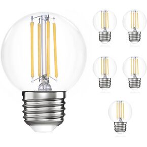 E12 LED Chandelier Light Bulbs, Dimmable, 60 Watt Equivalent, 2700K Warm White, 550Lumens, 5.5W B11 Candelabra Base Candle Bulbs, CRI 90+, 12/Pack, UL-Listed