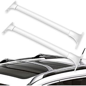 OCPTY Roof Rack Cross Bar Cargo Carrier fit for Nissan Rogue(Nissan Rogue Sport) 2017-2022 Silver Aluminum Roof Rack Crossbars
