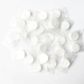 HI-QUAL Multi-Purpose Wipes,Compressed Coin Tissues,Biodegradable Wipes,Disposable Mini Compressed Cotton Towel,Compact Towel,Coin Tissue 100 Pack(Hand Wipes, Restaurant, Camping, Hiking, Salon, etc.)