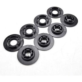 MACHSWON Car Mat Retainer Carpet Car Floor Mat Clips Carpet Fixing Clamp Fastener Black Car Carpet Mat Clips, 4Pcs Car Floor Carpet -Slip Buckle Twist Plastic Clip Black -Slip Buckle Twist
