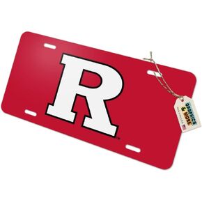 GRAPHICS & MORE Rutgers Scarlet Knights Logo Novelty Metal Vanity Tag License Plate