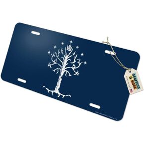 GRAPHICS & MORE The Lord of The Rings Tree of Gondor Novelty Metal Vanity Tag License Plate