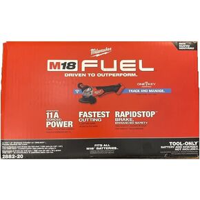 Milwaukee 2882-20 M18 FUEL 4-1/2"/5" Grinder w/ONE-KEY with Paddle (Tool Only)