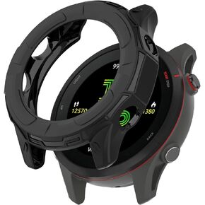 Compatible with Garmin Forerunner 255S Protective Case Cover, Smartwatch TPU Protective Case Cover Shell Protector Coverage