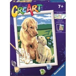 Ravensburger Motherly Love Paint by Numbers Kit for Kids - 20048 - Painting Arts and Crafts for Ages 7 and Up