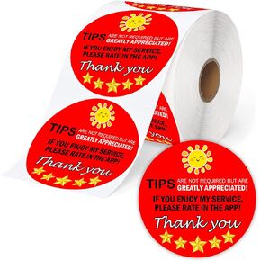 Star Delivery Labels Freshness Label Thank You for Your Order Stickers 200 Pcs Food Delivery Stickers Tamper Evident Food Package Stickers for Bags Grocery Shopper Accessories Tips