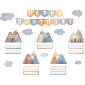 Teacher Created Resources Moving Mountains Happy Birthday Mini Bulletin Board (TCR9171)