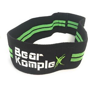 Bear KompleX Looped Resistance Bands for Fitness - Burn Fat, Build Muscle, Improve Mobility - Home Workouts or Travel - Durable No-Slip No-Snap Latex with Loop Design for Even Pressure