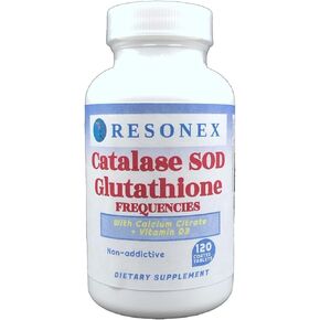 Catalase, Superoxide Dismutase (SOD), and Glutathione Frequencies- 120 Tablets