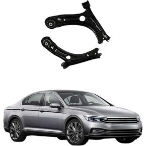 2Pcs Front Control Arm Set with Bushing Replacement for Volkswagen Passat 2012-2021 Replacement for Beetle 2012-2019 522838 522837 561407152A 561407151A 561407152C 561407151C in Saudi Arabia