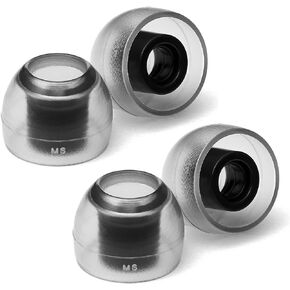 AZLA Crystal Standard (L) - Earbud Tips for Wireless Headphones - Noise Canceling Earbuds Replacement Tips - Eartips Compatible with Shure, Sony, Beats, Sennheiser, Jabra, and JBL