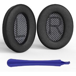 Bose Headphones Replacement Ear Pads for Bose Quiet Comfort 35 Soft Replacement Earpads Ear Cushions for Bose - QC 35, QC25, QC15, QC2, Ae2, Ae2i, Ae2w, SoundLink/Sound True (Black)