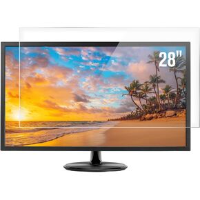 F FORITO 2-Pack 28 inch 16:9 Anti Glare Matte Computer Screen Protector, Eye Protection Desktop Screen Cover Compatible with 28" Dell/LG/HP/Acer/ViewSonic/ASUS/BenQ/Lenovo/Samsung/Philips