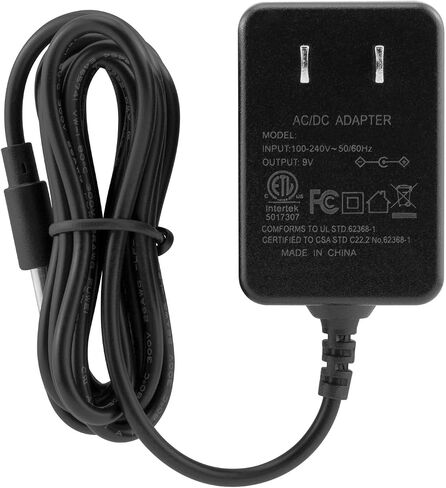 LEFXMOPHY 9V Power Supply for Guitar Pedals Replacement Boss PSA S Adapter for PSA-120S2, ME-80 ME80 VE-20 VE20 ETL Listed Charger with 5ft Cord in Saudi Arabia